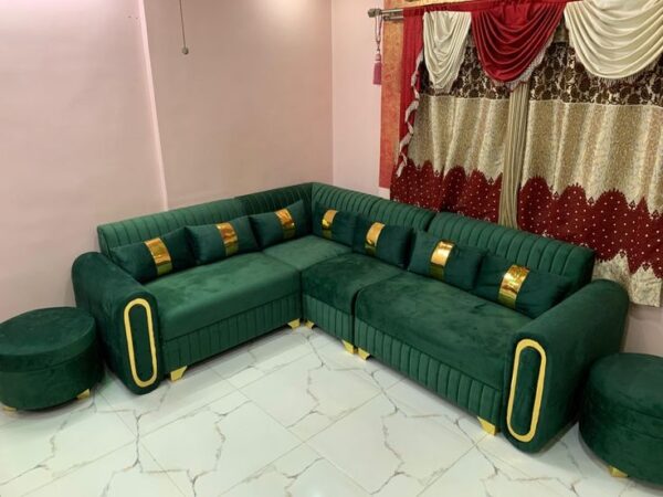 Modern Luxury L-Shaped Sofa Set